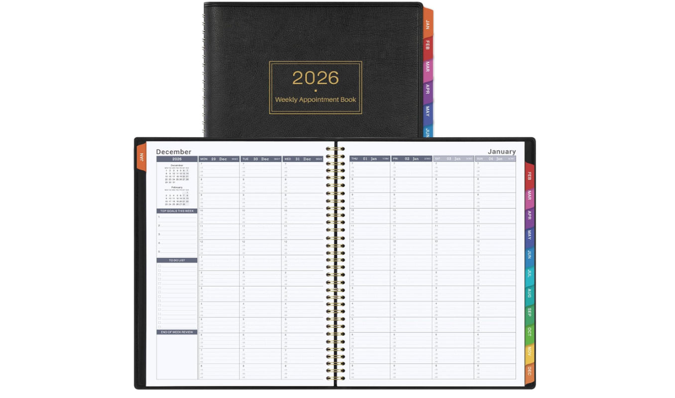 2026 Appointment Book & Planner - 2026 Daily Hourly Planner, 8.5" X 11"