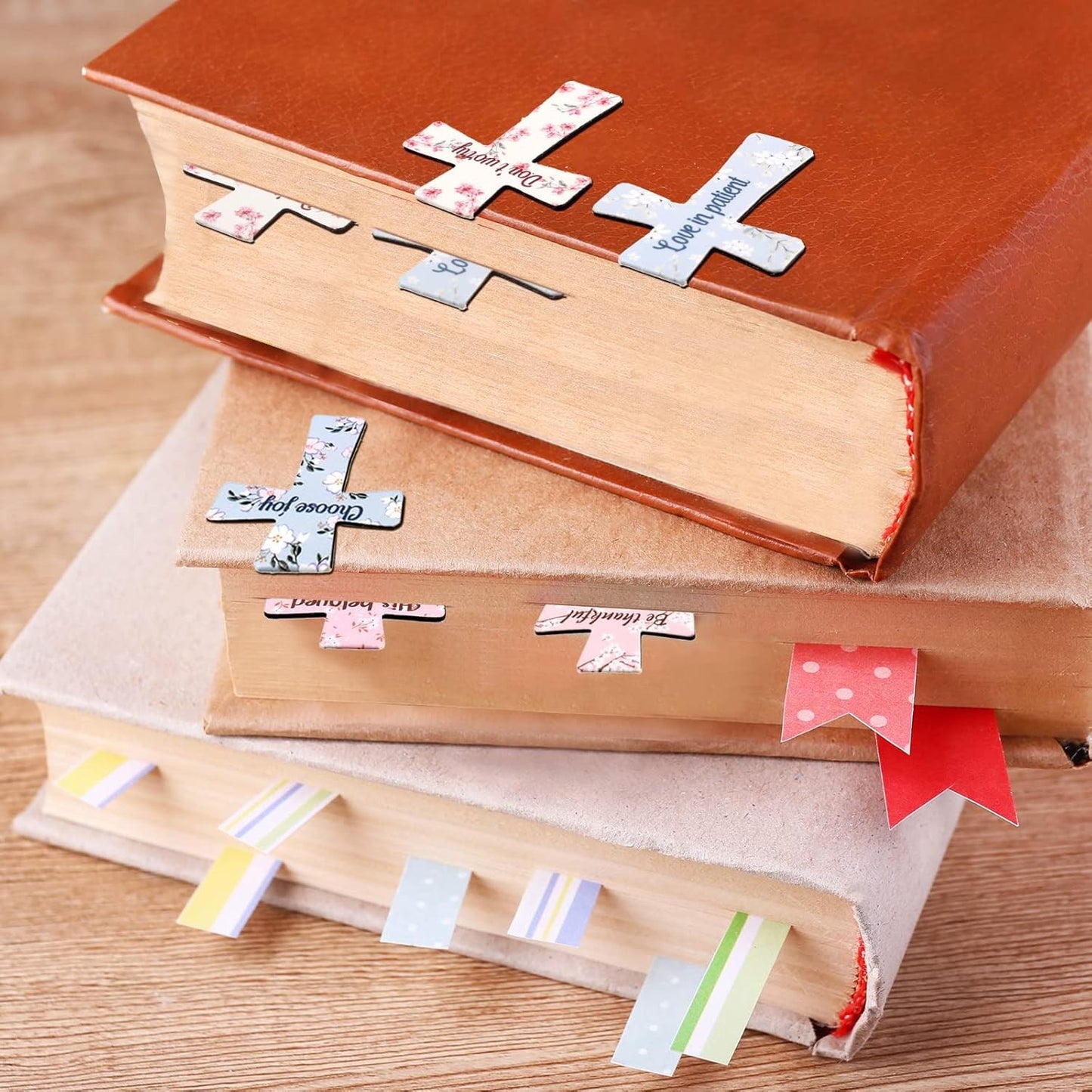 48 Pcs Cross Christian Bookmarks Magnetic Bible Verse Bookmarks Christian Gift R