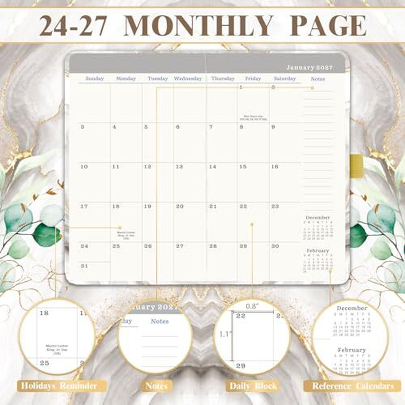 Pocket Calendar 2024-2027 - 3 Year Monthly Planner 2024-2027, July New Version