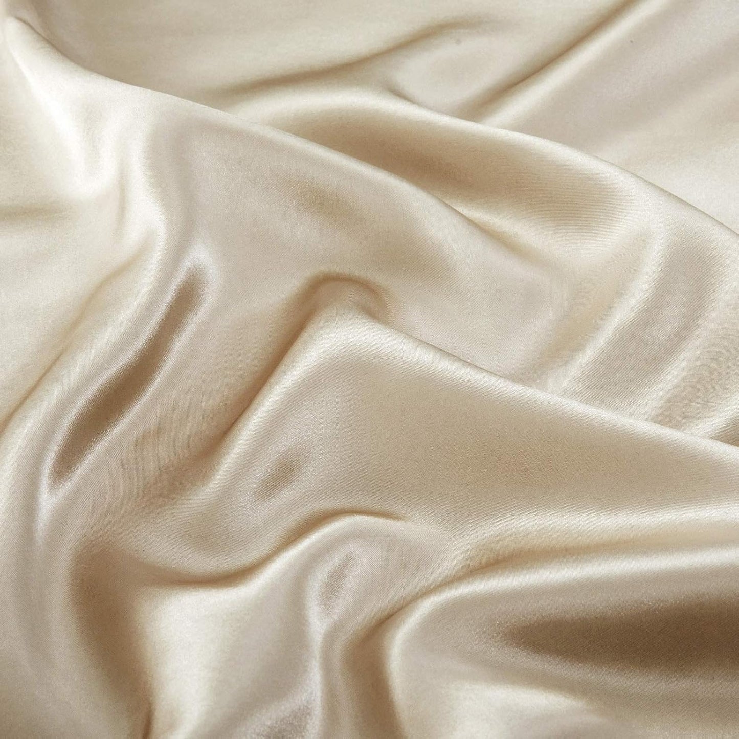 Satin Sheets Full (6 Pieces, Taupe) - Luxury Silky Satin Bed Sheets Full Bedding Set, Extra Soft Satin Sheet Set, 1 Satin Fitted Sheet + 1 Flat Sheet + 4 Pillow Cases