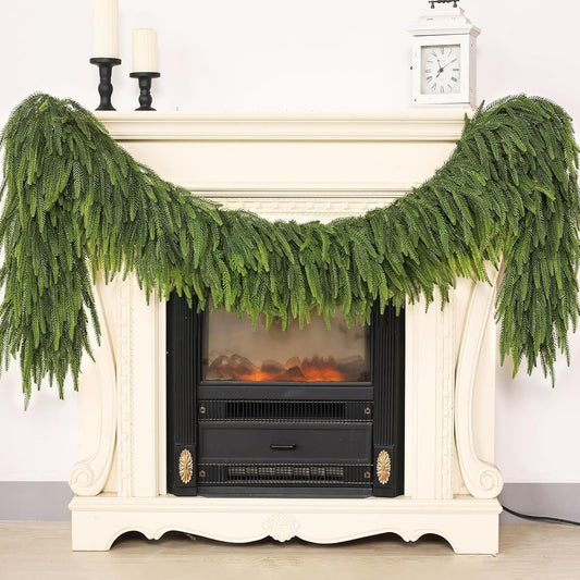 5FT Artificial Norfolk Pine Garland for Holiday Decor - Indoor/Outdoor Use