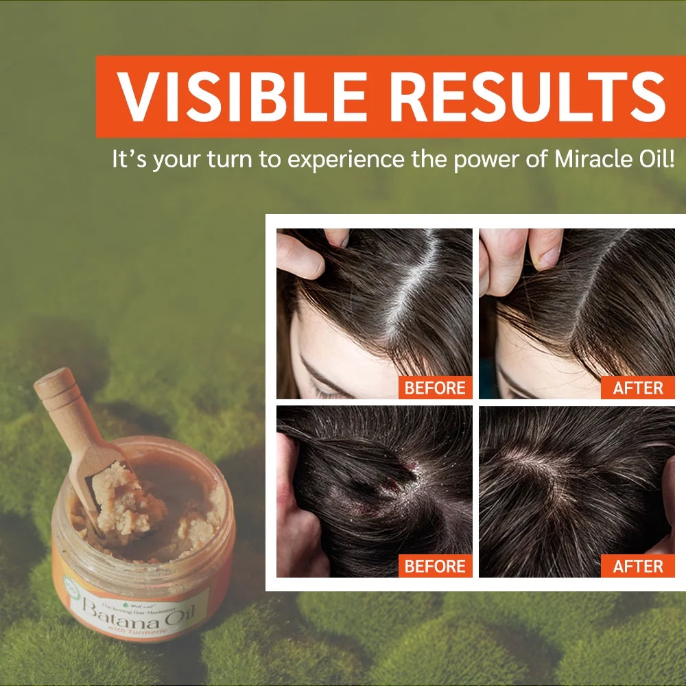 Batana Oil with Turmeric Extract – 100% Natural & Unrefined | Dr. Sebi Approved | Sourced from Honduras (4.23 Oz. / 119 G)