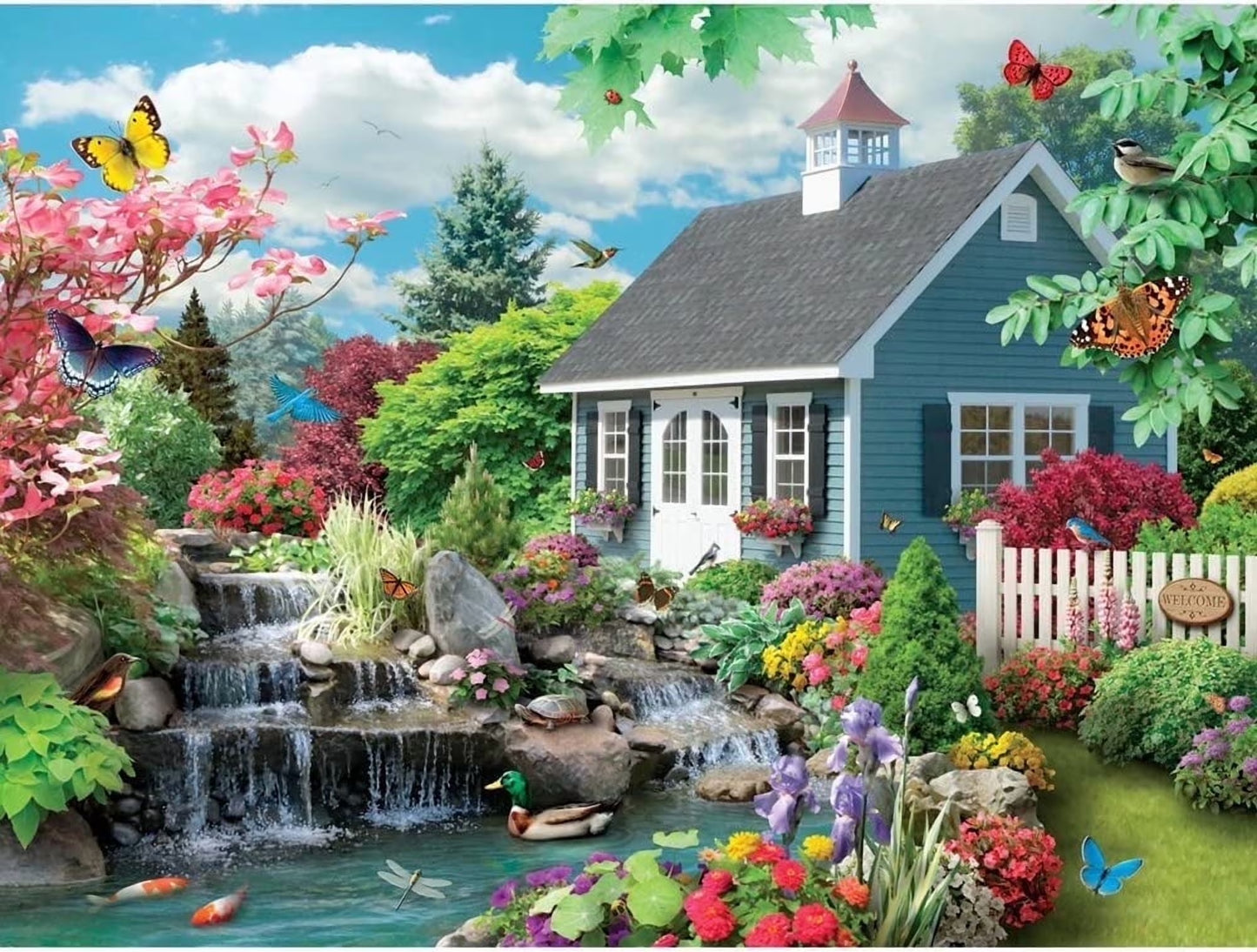 Jigsaw Puzzle Dream Landscape Summertime Nature by Alan Giana 300 Piece 18" X 24"