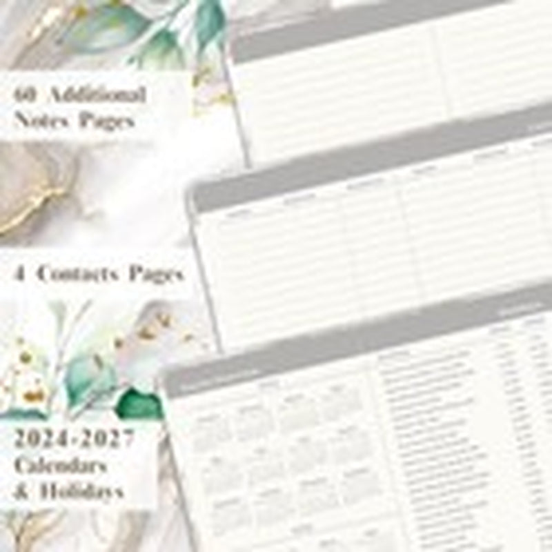 Pocket Calendar 2024-2027 - 3 Year Monthly Planner 2024-2027, July New Version