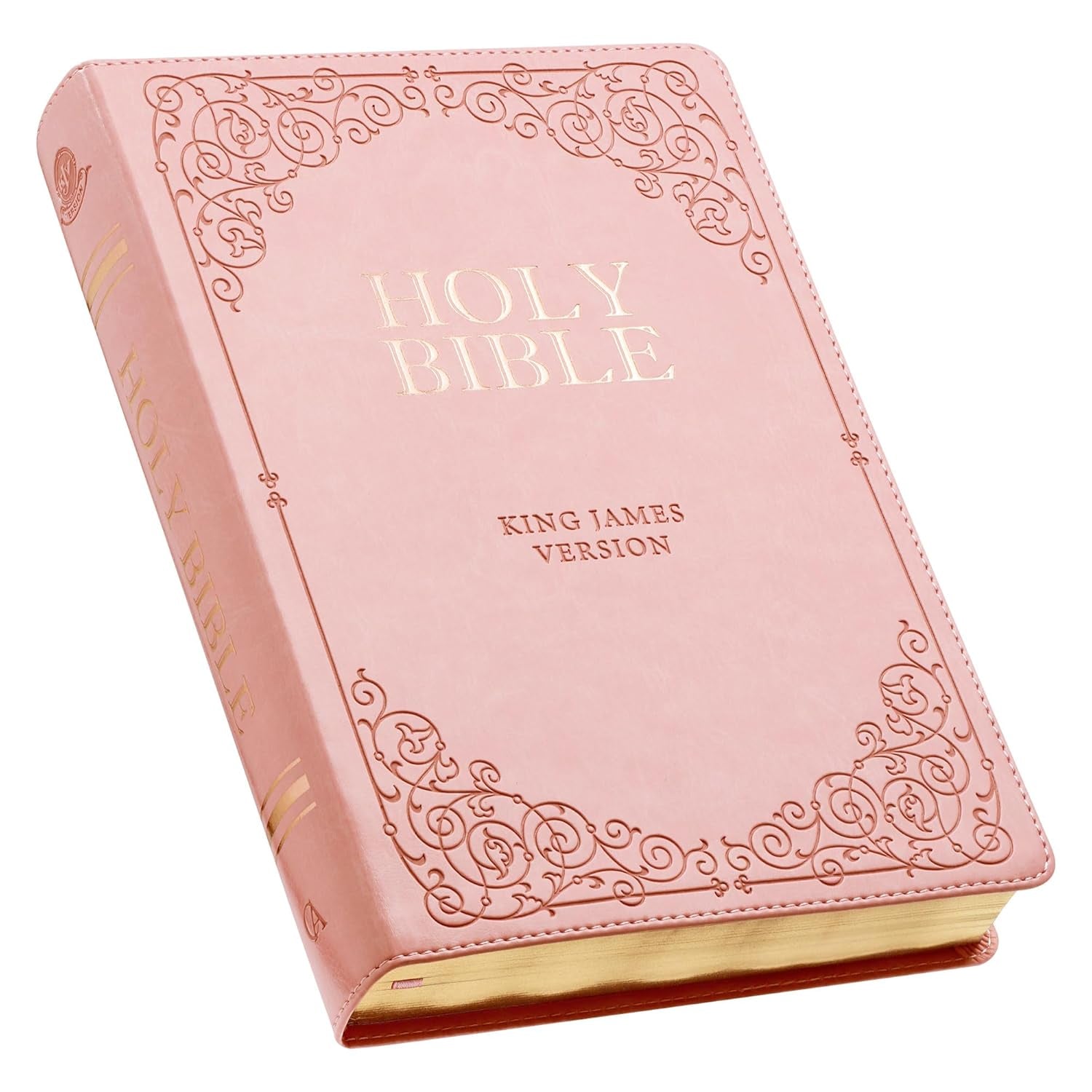 KJV Holy Bible, Giant Print Full-Size Faux Leather Red Letter Edition - Thumb In