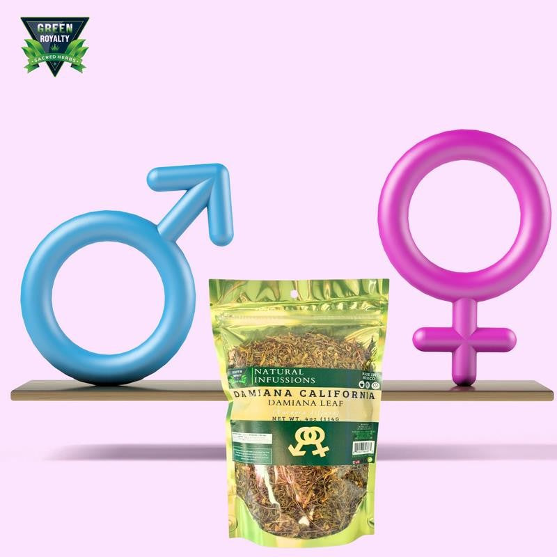 -Damiana Flower Herbal Tea 4Oz(Hierba Damiana California) 100% Natural -Makes Up