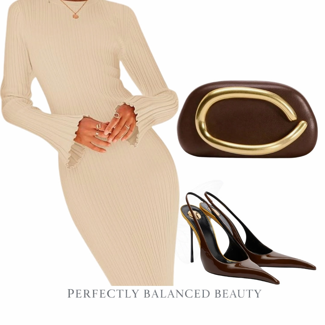 Shop This Look | City Neutral Capsule – Cream Maxi Dress