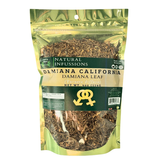 -Damiana Flower Herbal Tea 4Oz(Hierba Damiana California) 100% Natural -Makes up to 30+ Cups