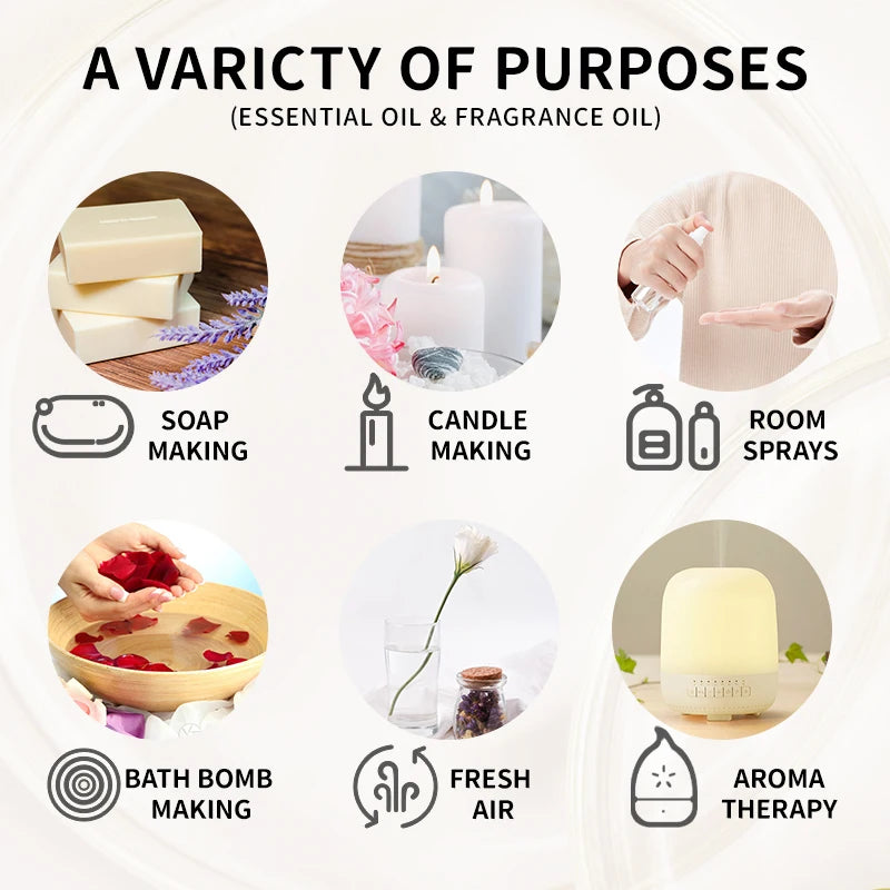 Natural Plant Essential Oil; the Candle Used to Make Soap Can Also Be Used as a Fragrance Alone