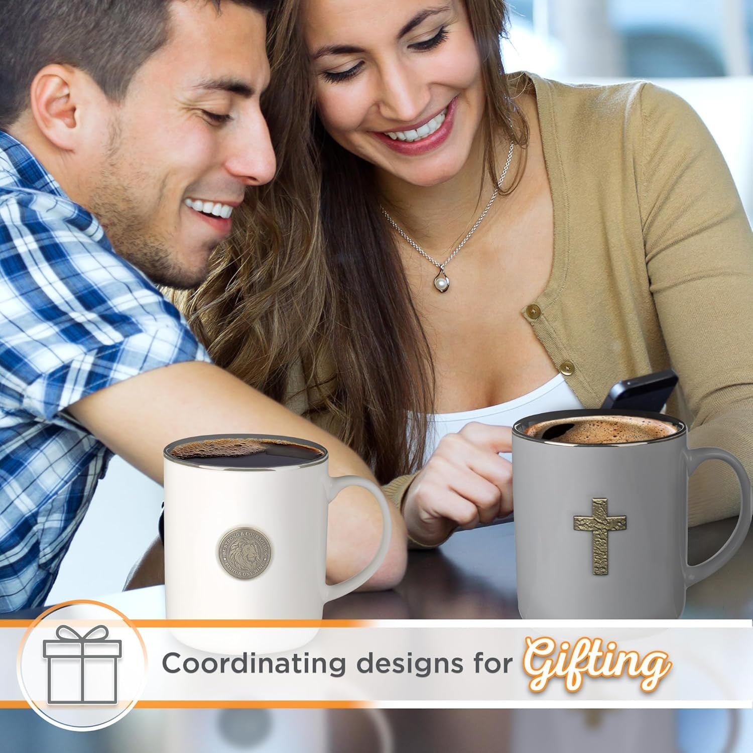 Christian Art Gifts Large Inspirational Ceramic Coffee & Tea Scripture Mug for M