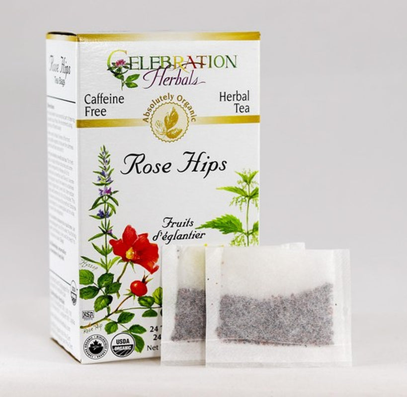 Celebration Herbals Rose Hips Herbal Tea 24 Count High Quality Real Tea
