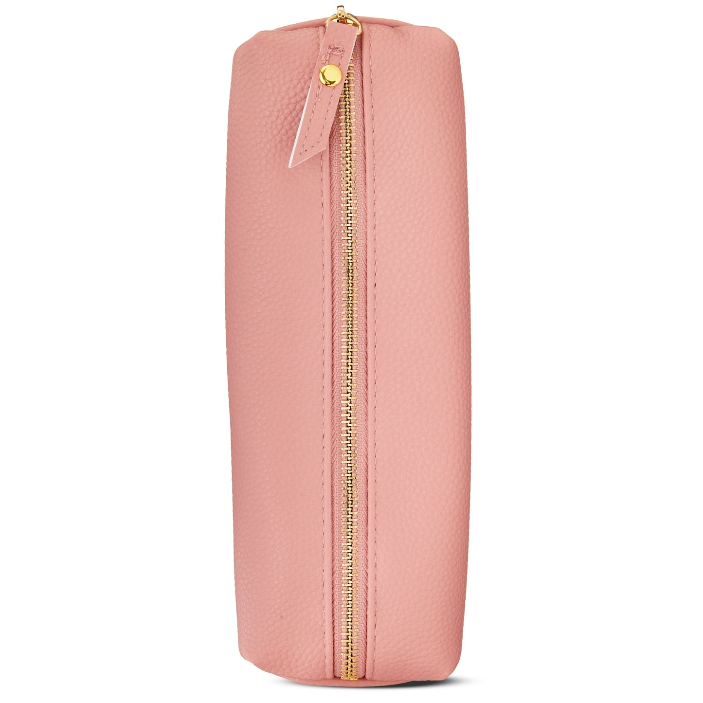 Pen + Gear Simulated Leather Pencil Pouch, Pink for Middle School