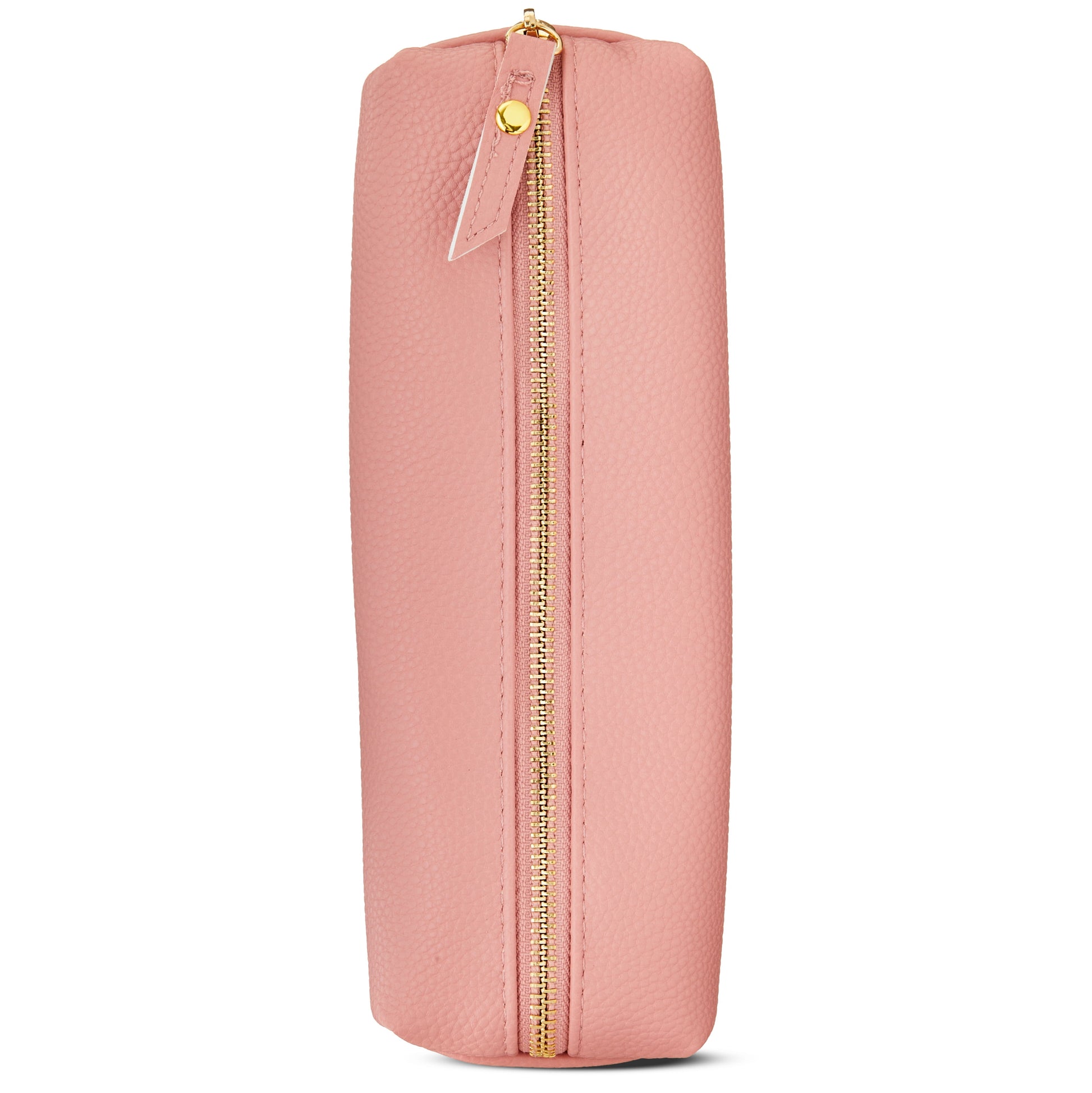 Pen + Gear Simulated Leather Pencil Pouch, Pink for Middle School