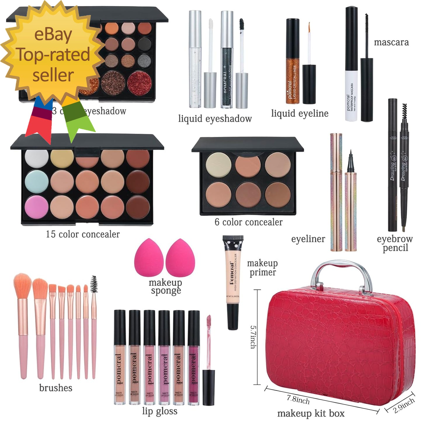 Makeup Kit,Makeup Set for Women Full Kit,Profession