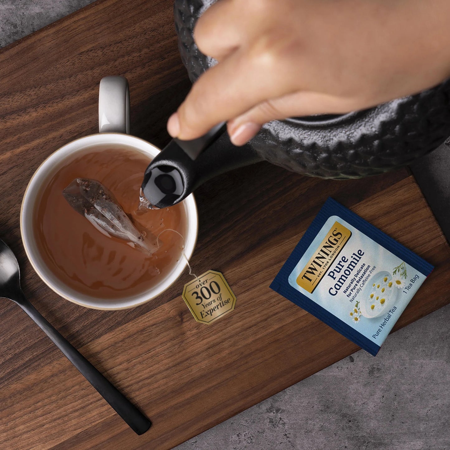 (4 Pack)  Pure Camomile Herbal Tea Bags, Caffeine Free, 20 Count Box