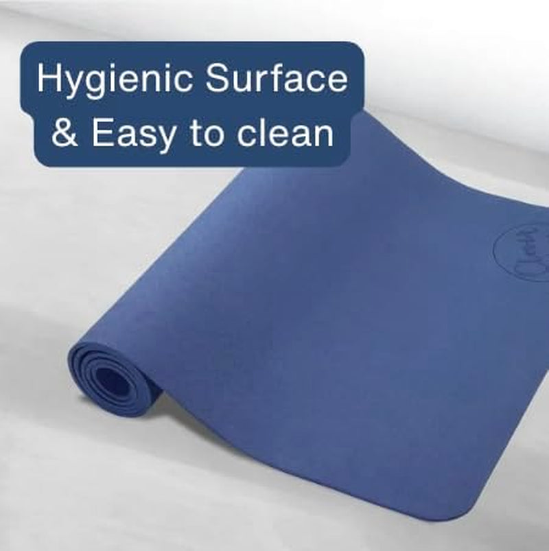 Better Grip Thick Yoga Mat - Beginner Exercise Yoga Mat with Non-Slip Surface for Home Gym, Earth-Friendly & Recyclable Pilates and Workout Pad Women & Men, 1/4 Inch Thick