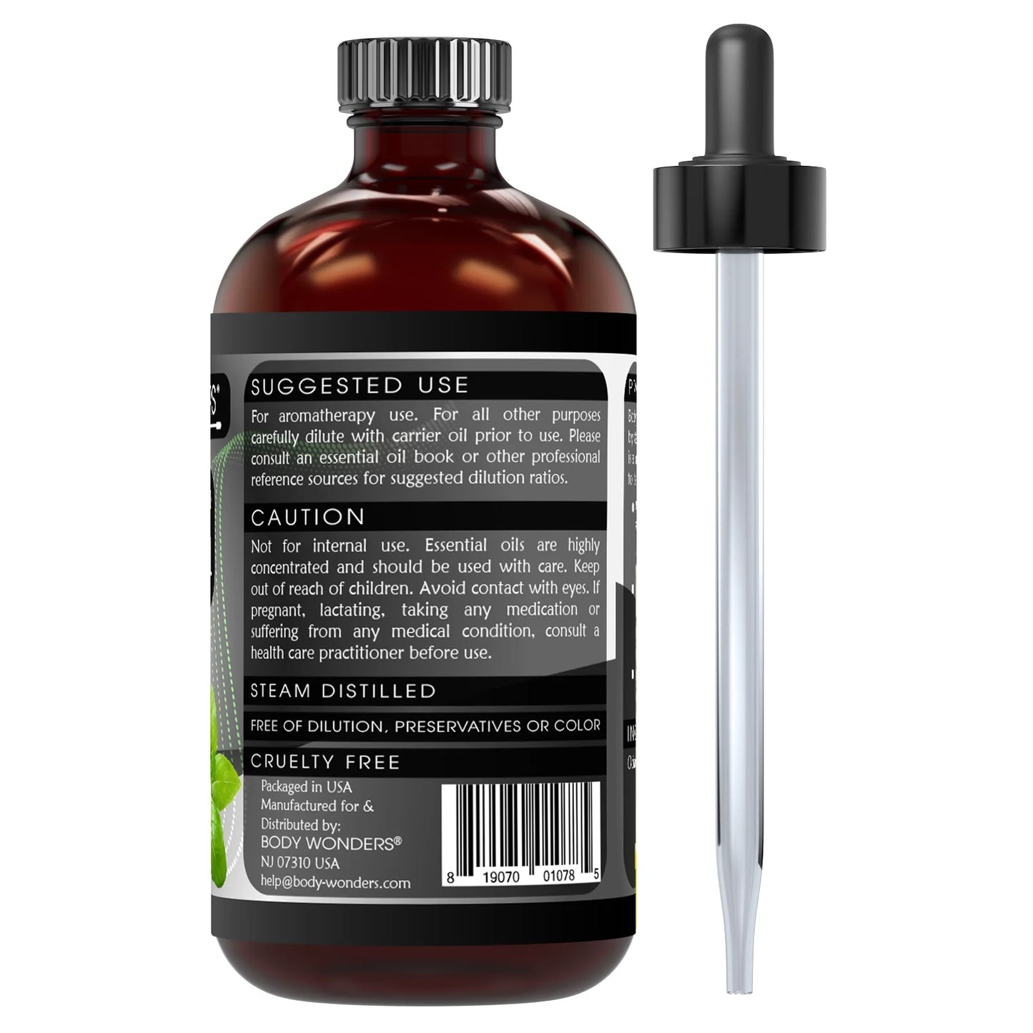 100% Pure Sweet Basil Essential Oil - 4 Fl Oz, Therapeutic Grade Oil - Ideal for Aromatherapy | Made in USA