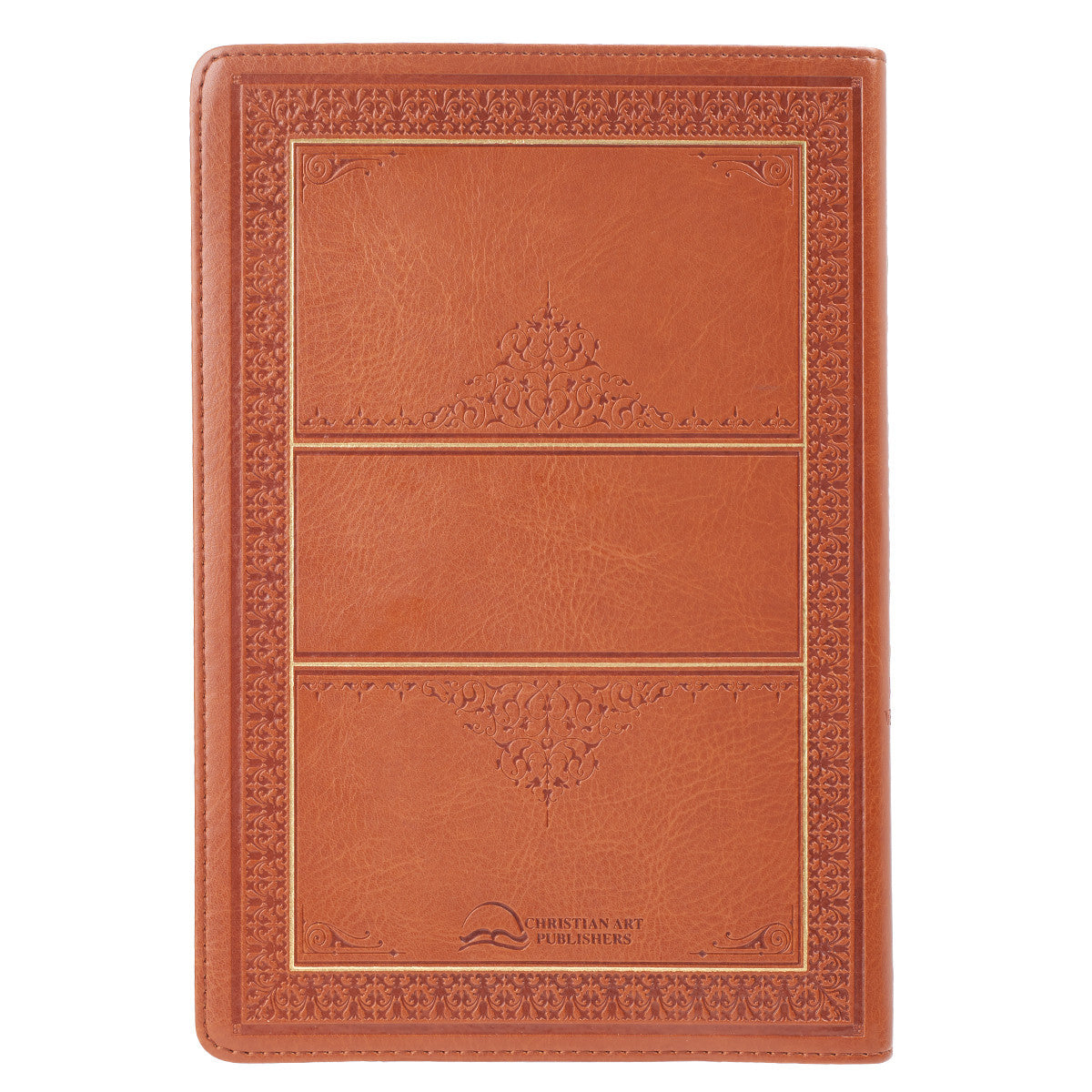 The Holy Bible King James Version LARGE PRINT Thumb Indexed Edition / TAN