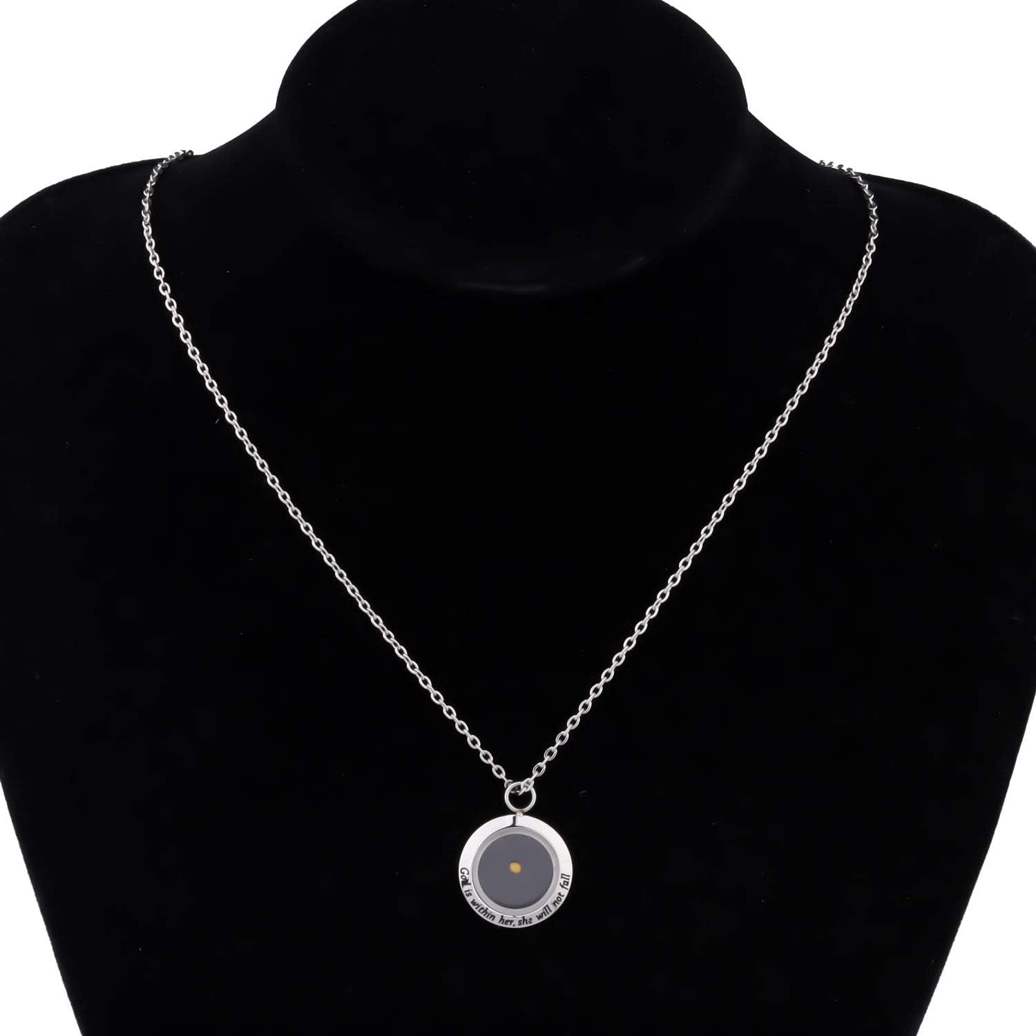 Christian Gift Mustard Seed Necklace Inspirational Religious Bible Verse Jewelry Gift for Woman Girls