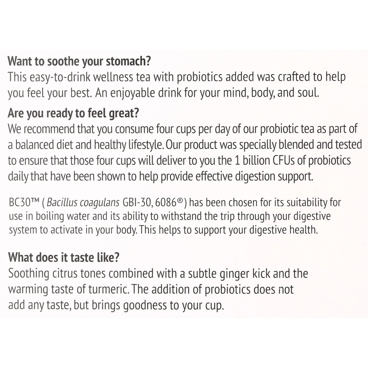 Lemon & Ginger + Probiotics K-Cup Pods for Keurig, Caffeine Free Herbal Tea, 24 Count