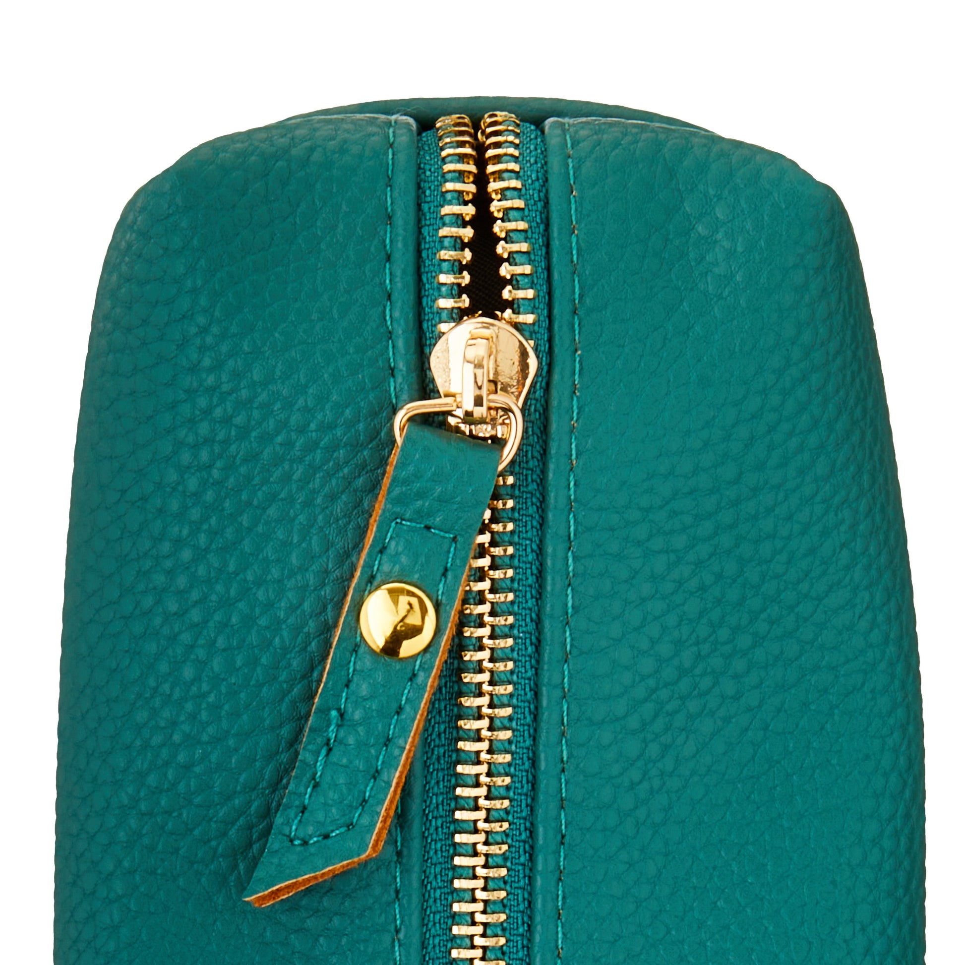 Pen + Gear Simulated Leather Pencil Pouch, Green for Middle School