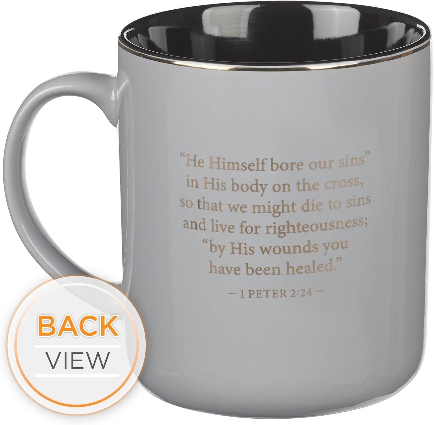Christian Art Gifts Large Inspirational Ceramic Coffee & Tea Scripture Mug for M