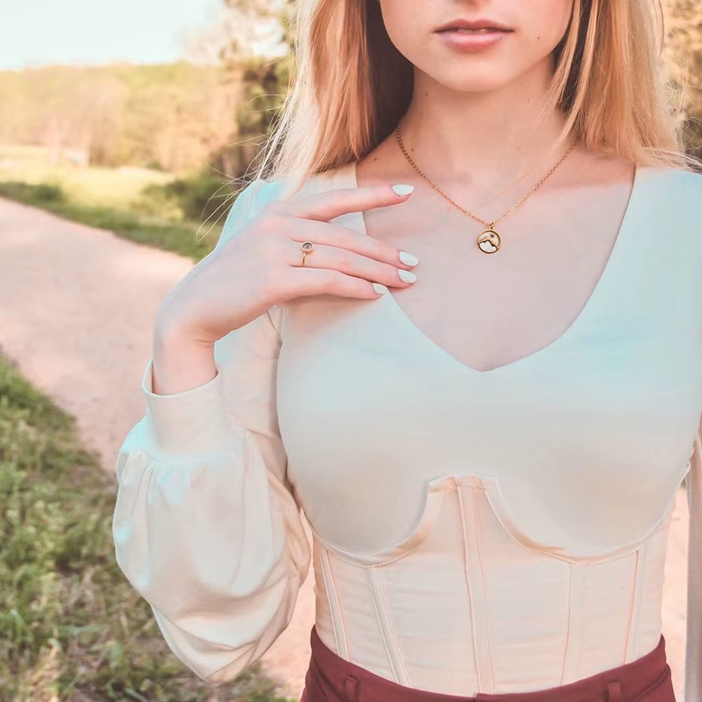 Mustard Seed Necklace for Women Christian Gifts Move Mountains Shell Necklaces Mothers Valentines Day Gifts Faith Jewelry