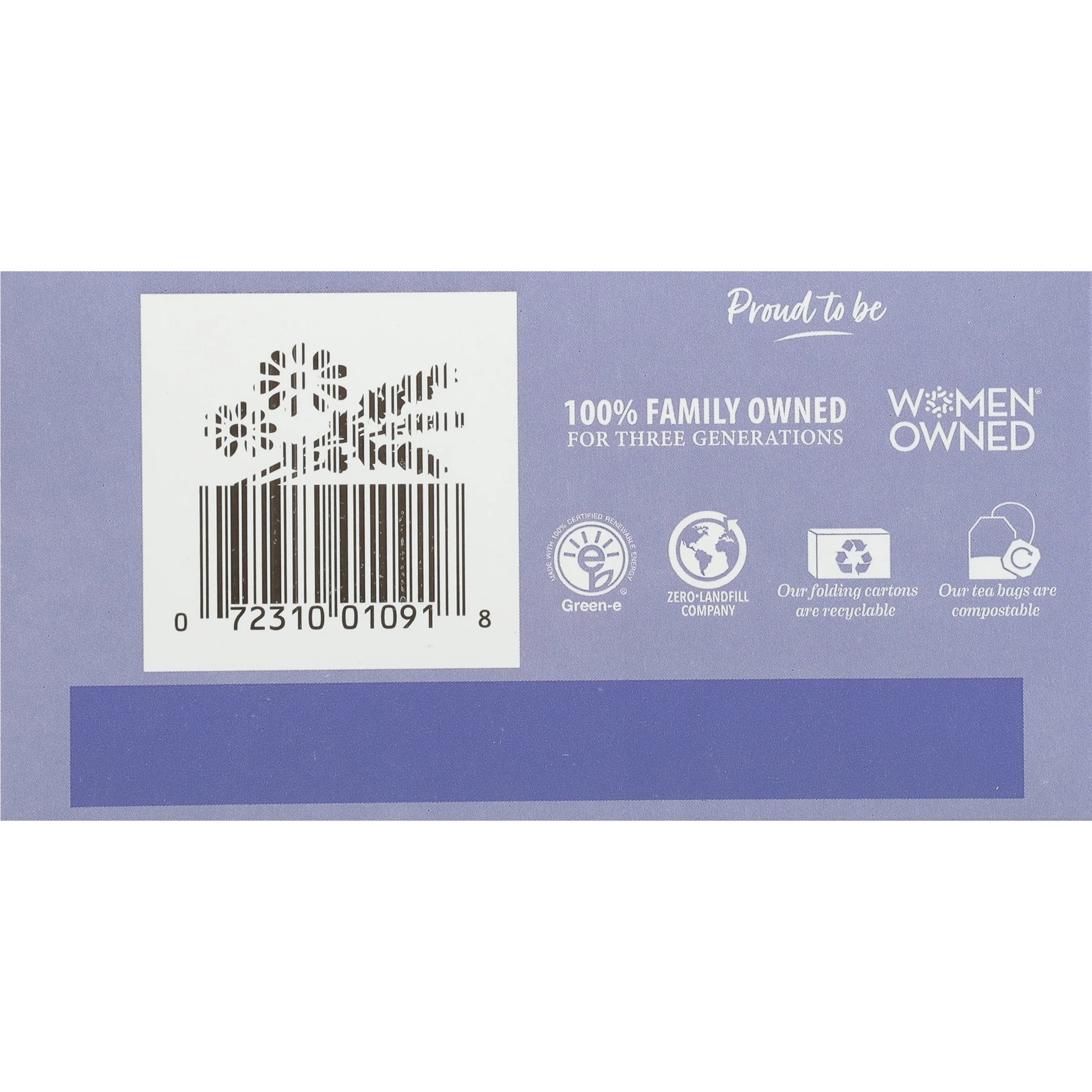 (4 Pack)  Lavender Chamomile plus Probiotics, Caffeine Free, Herbal Tea Bags, 18 Count