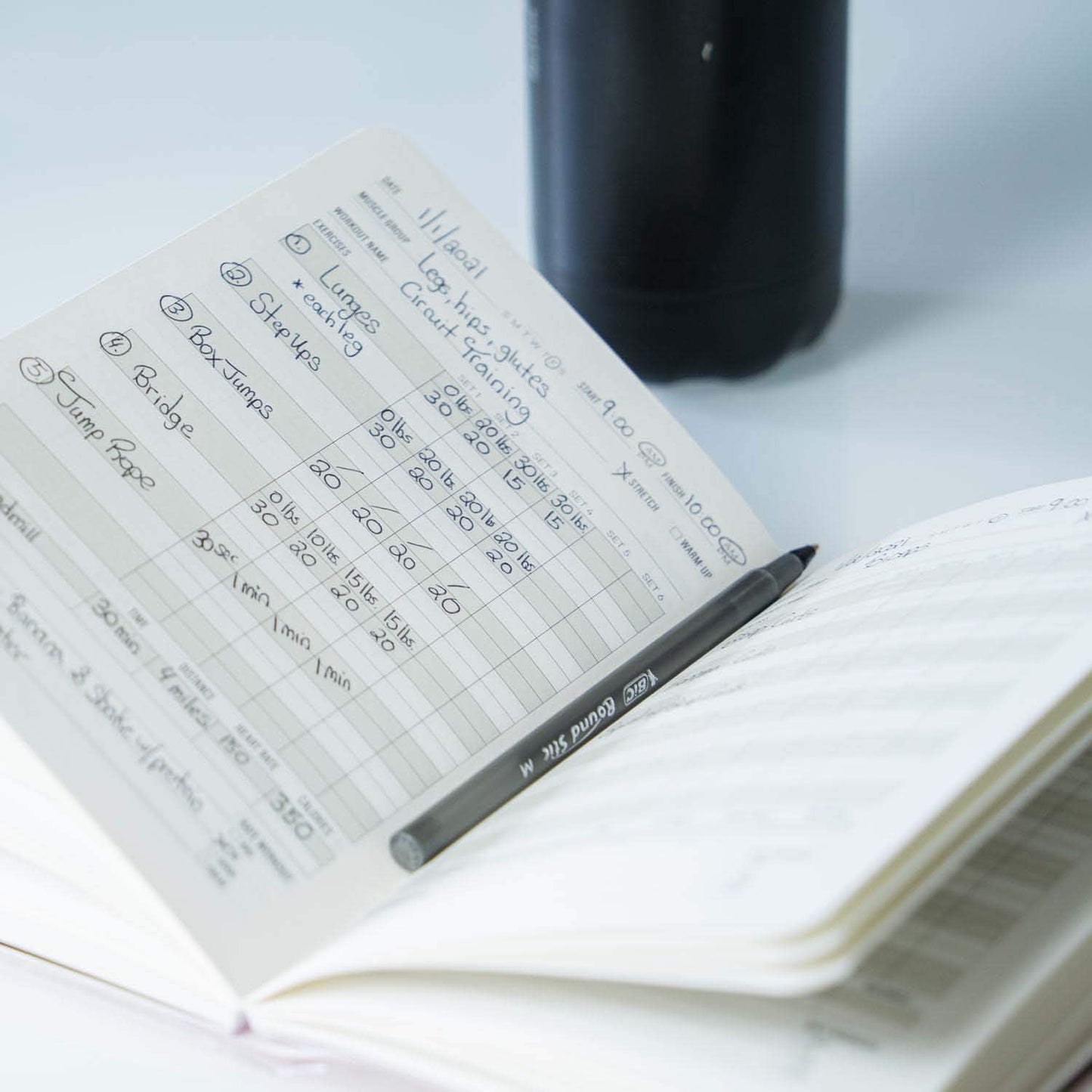 Workout Journal | Day-By-Day Workout Planner | Inspirational