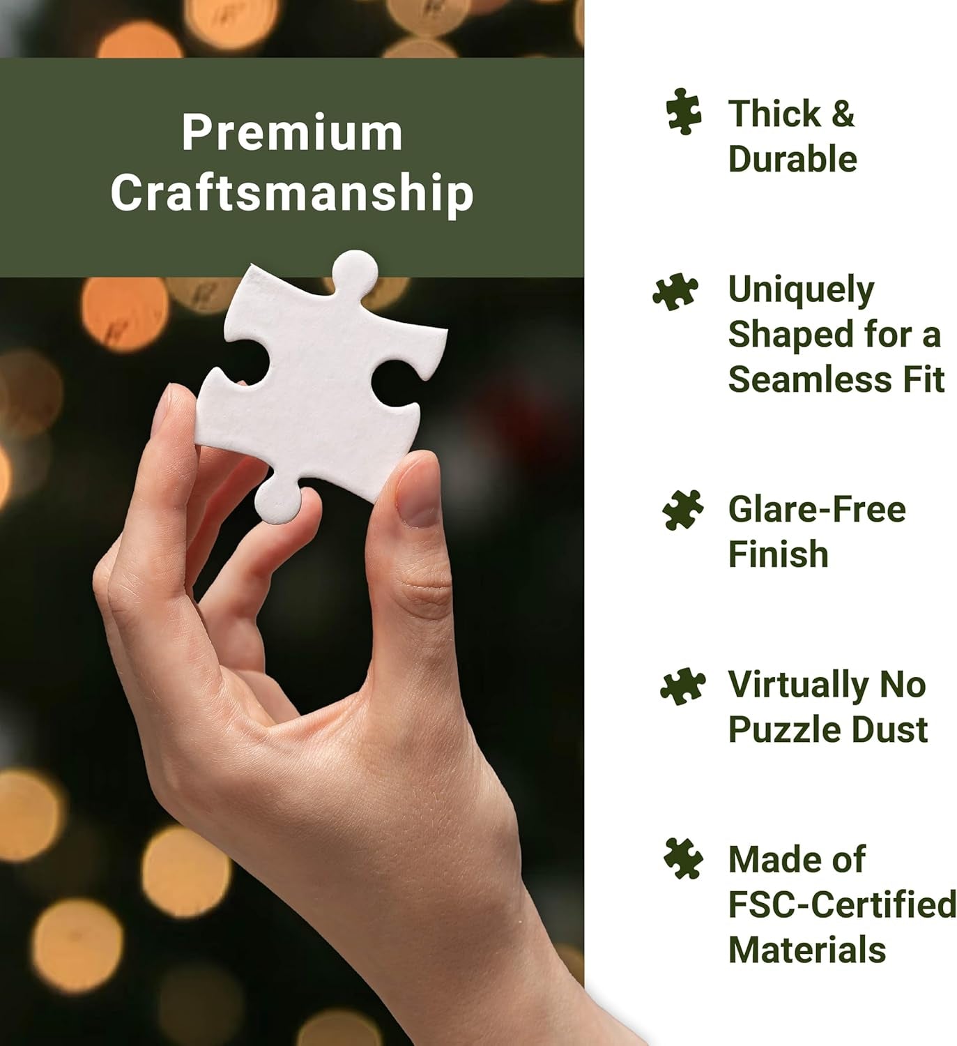 Christmas Songbirds 500-Piece Jigsaw Puzzle - Holiday Decor for Ages 12+