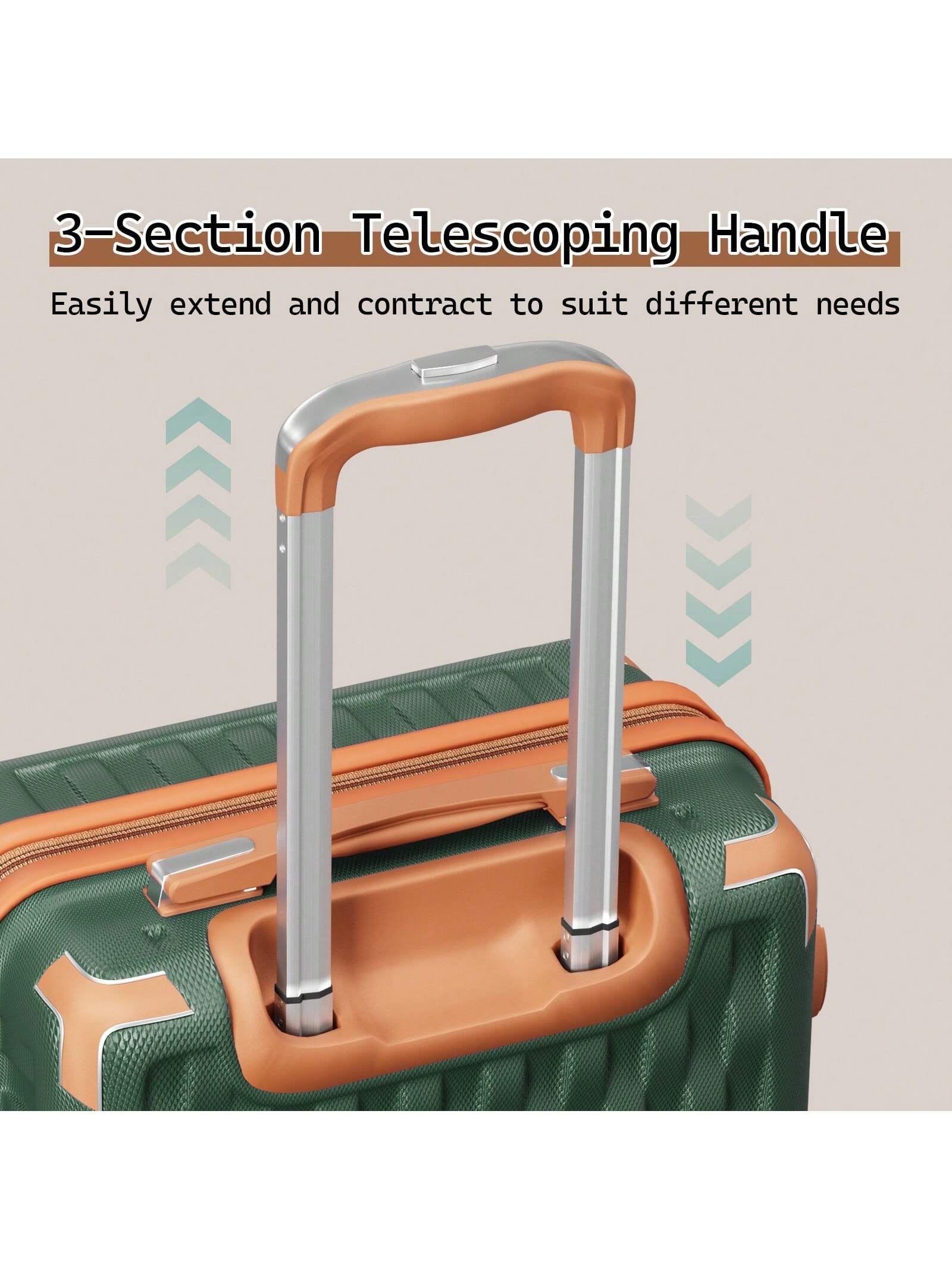 Joyway Melalenia Luggage Sets 7 Piece Suitcase Set, Hard Shell Carry on Luggage Travel Suitcases with Spinner Wheels and TSA Lock, Lightweight Luggage Set for Women School Cruise Essentials for Dorm Room Dorm Essentials for College for Schoolsuit Case Durable