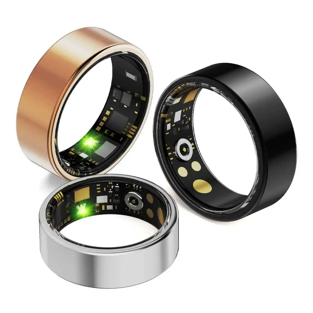 Smart Ring Health Tracker up to 7-Day Battery Sleep Heart Rate Blood Oxygen Tracker Health Monitor for Women Men for Ios Android