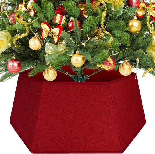 Foldable 26'' Christmas Tree Skirt for Artificial Trees and Holiday Decor