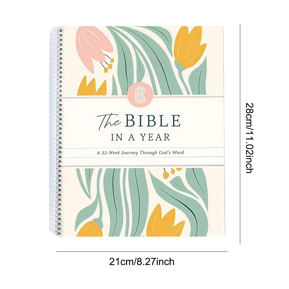 The Notebook in a Year: a 52-Week Journey through God'S Word, Extra-Wide Margins Notebook for Thinking, 365 Pages Notebook Notebook (A4 Size)