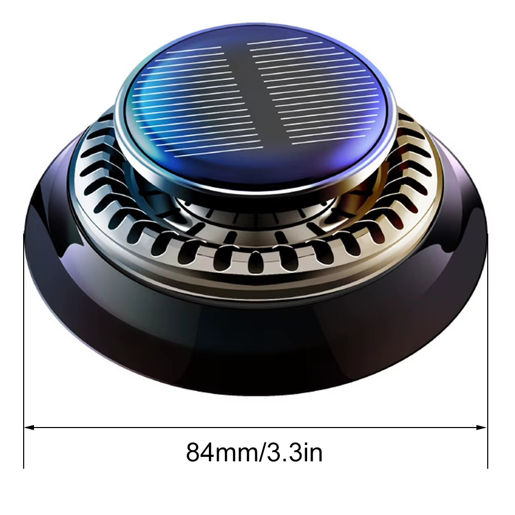 Solar Creative Perfume Ornament Long Lasting Rotating Car Aromatherapy Car Fragrance Diffuser Deodorizing Automobiles Parts
