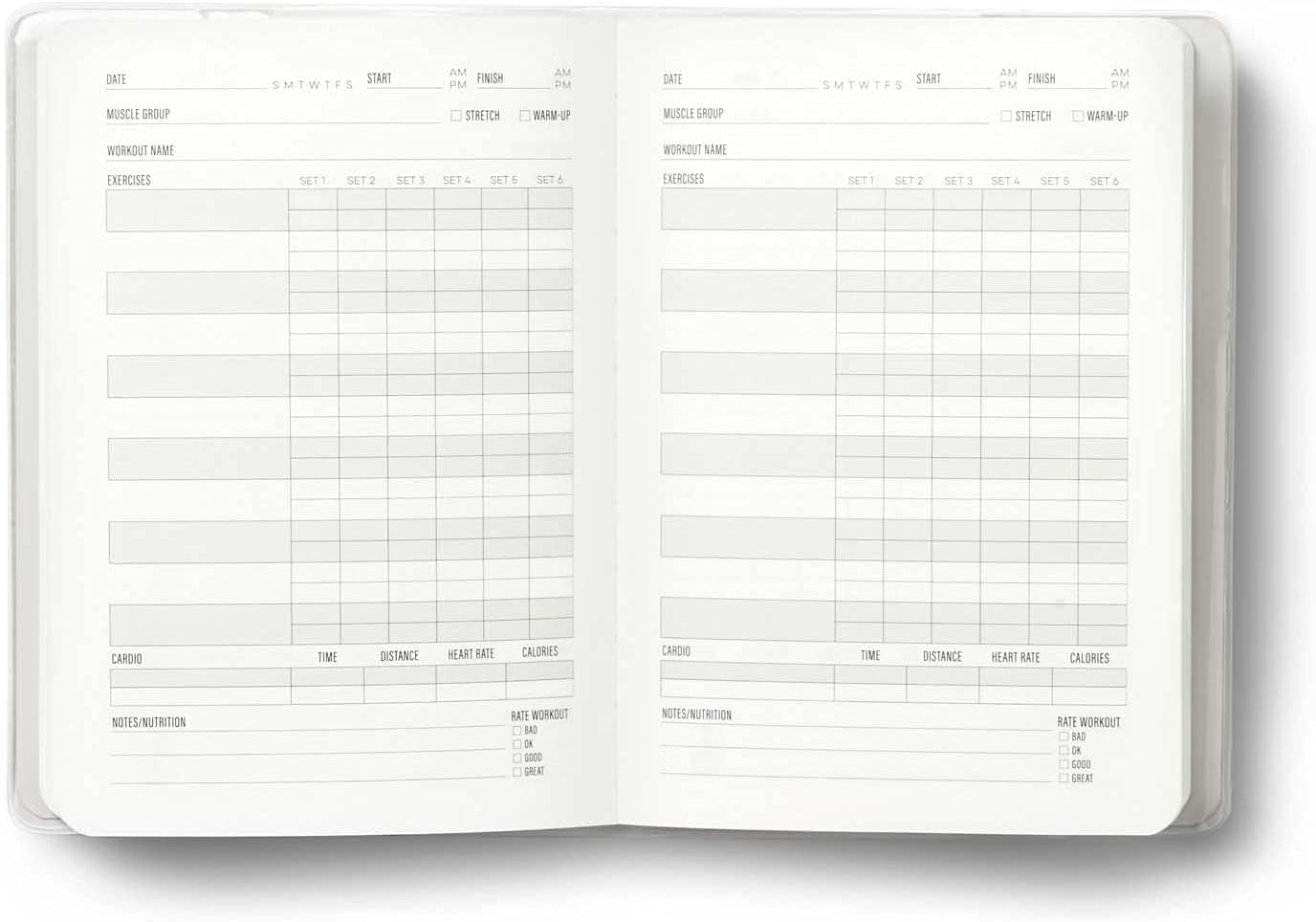 Workout Journal | Day-By-Day Workout Planner | Inspirational