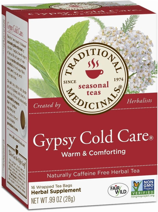 Tea, Organic Herbal Cold Care, Elderflower Spice, Tea Bags, 16 Ct.