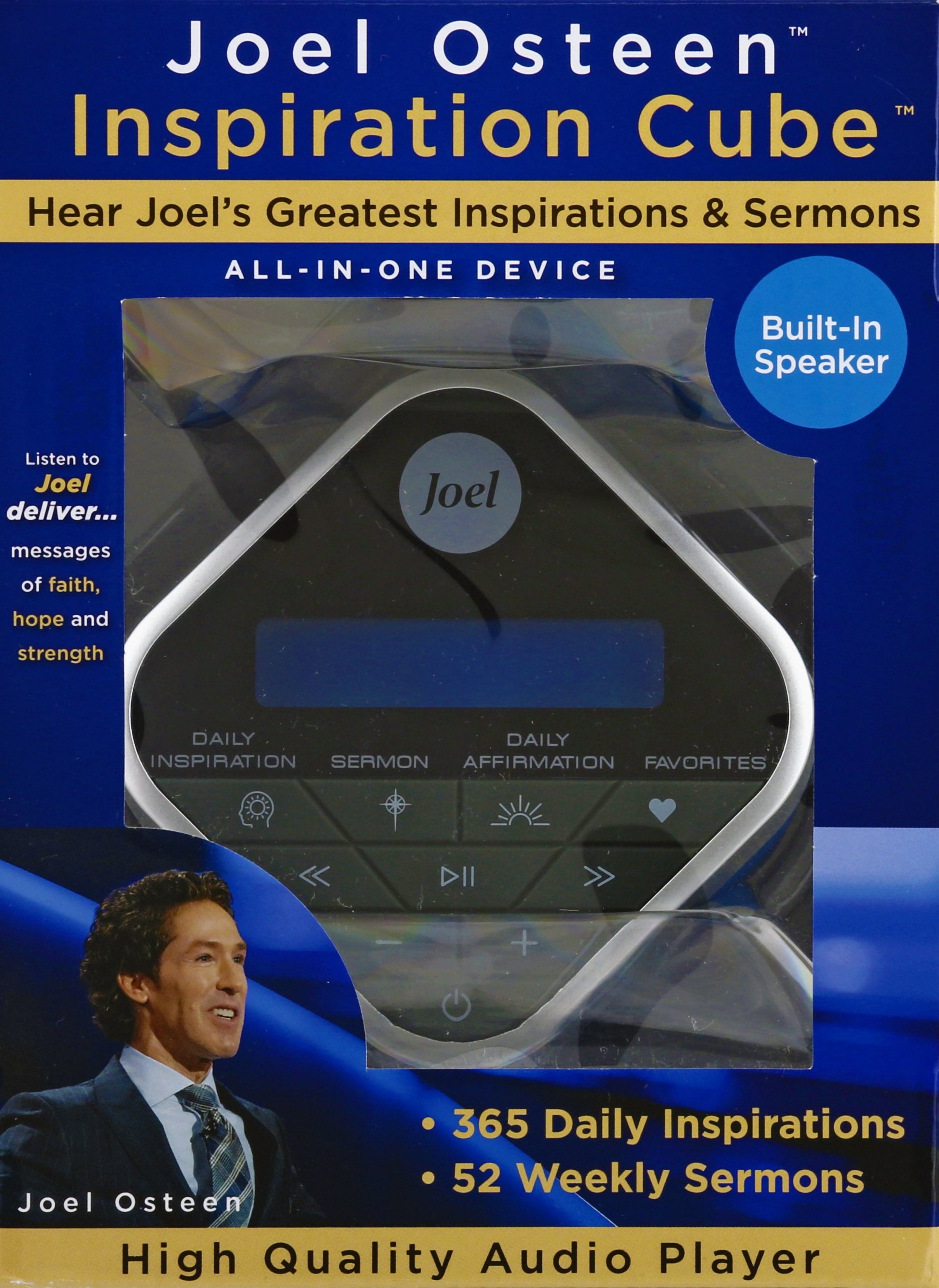 Inspiration Audio Cube with Sermons and Affirmations
