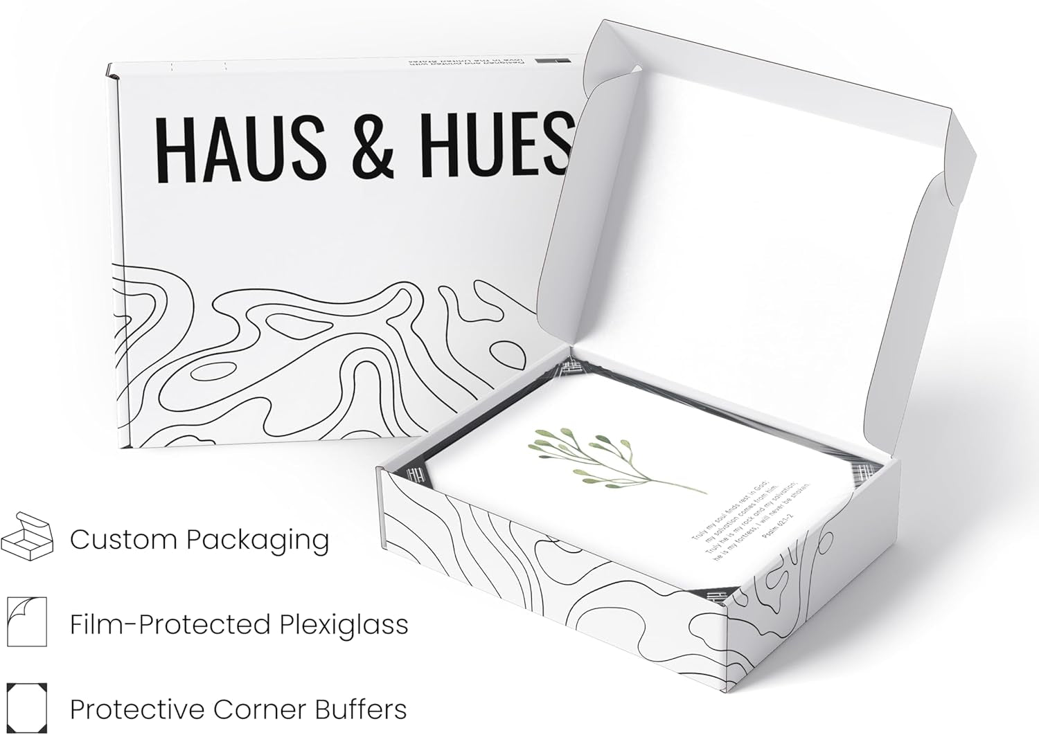 Bible Verses Wall Decor – Set of 6 Christian Scripture Art Prints, Bible Verse Wall Decor, Inspirational Christian Wall Art, Religious Posters (Black Frame, 8X10)