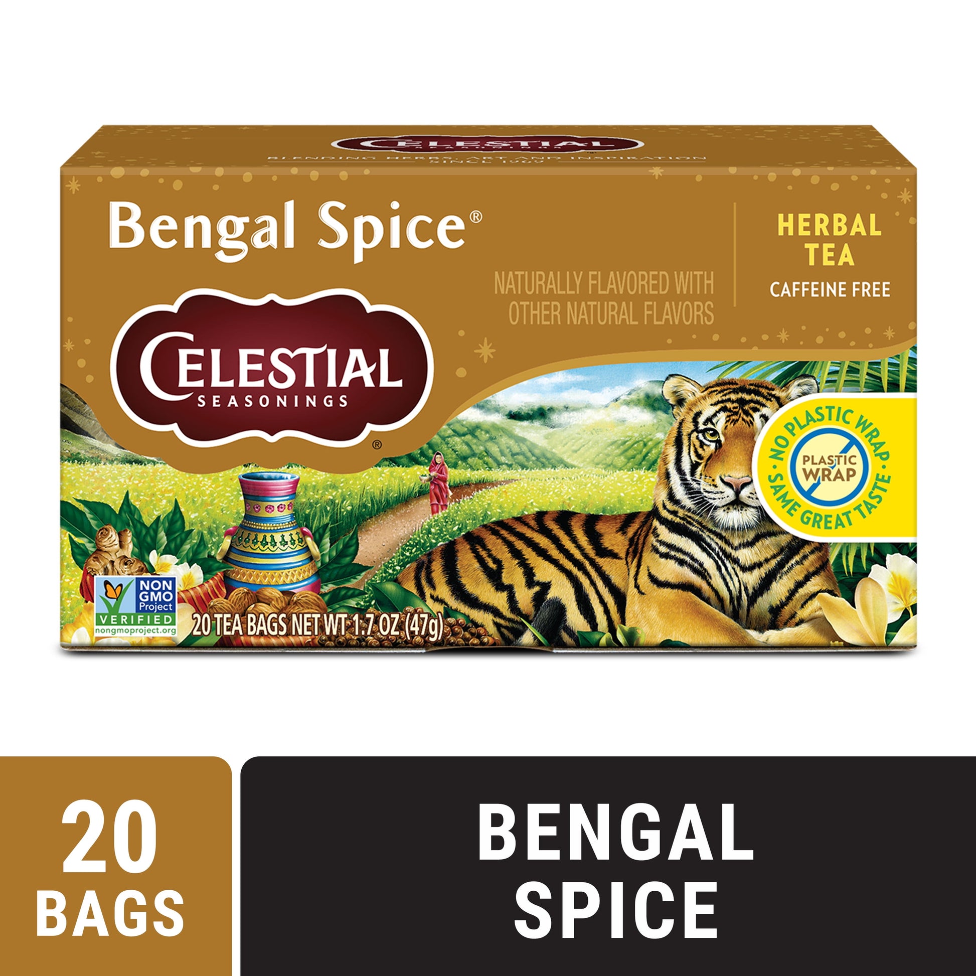 Bengal Spice Herbal Tea Bags (20 Count)
