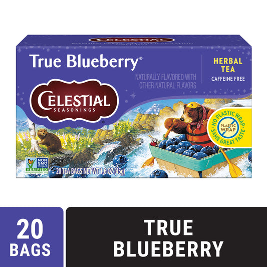 True Blueberry Caffeine-Free Herbal Tea Bags (20 Count)
