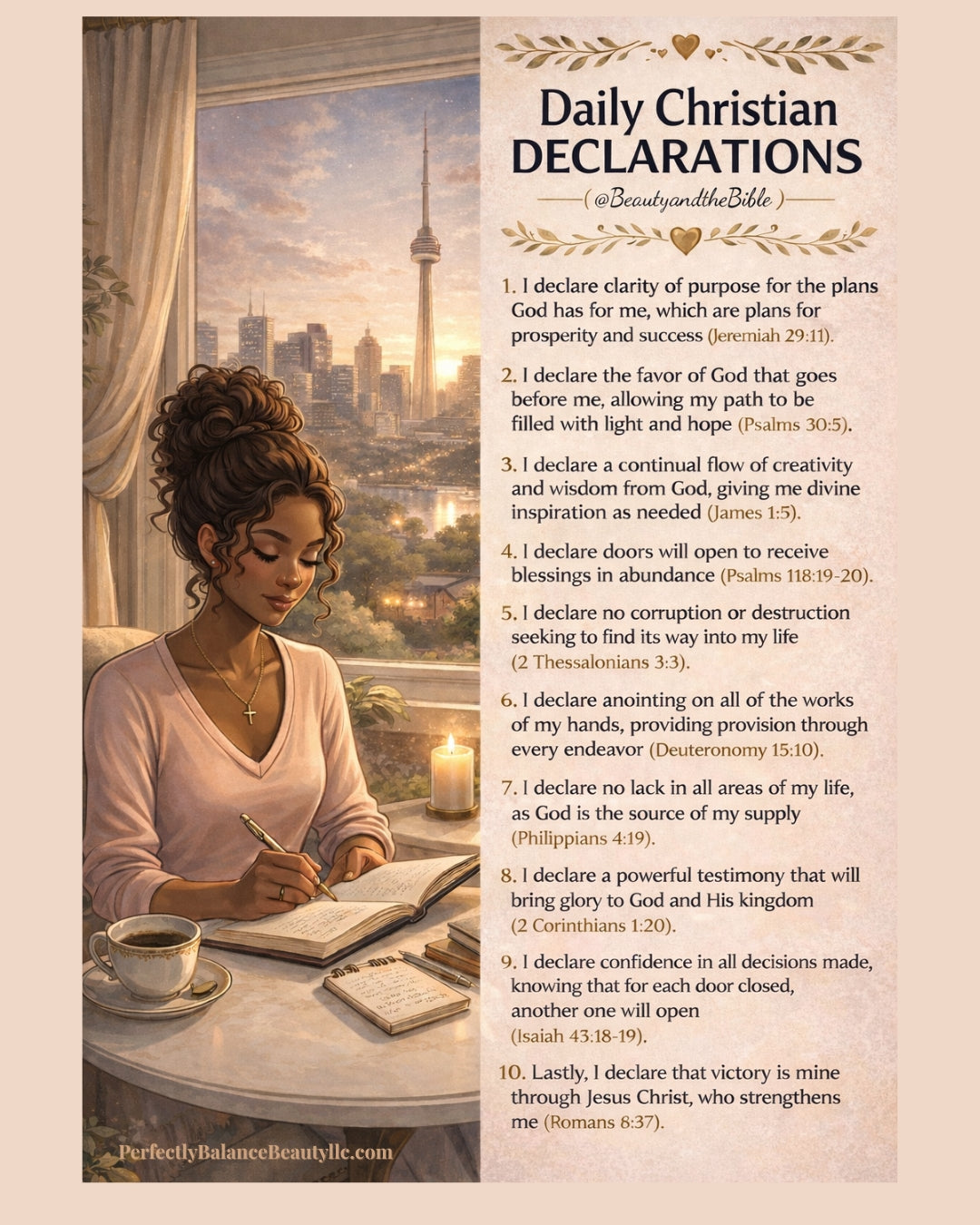 Daily Christian Declarations | Digital Decree Download