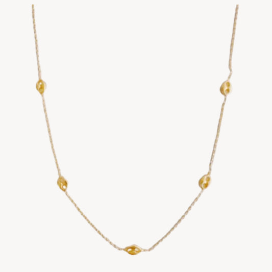 Grace in Motion – Petite Horse Bit Link Station Necklace