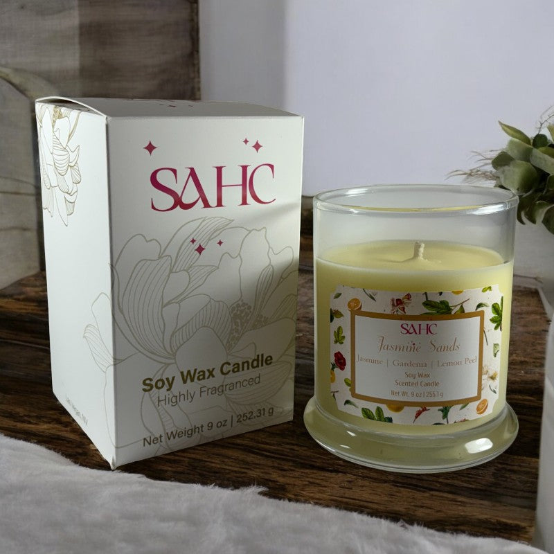 Jasmine Sands Scented Soy Candle
