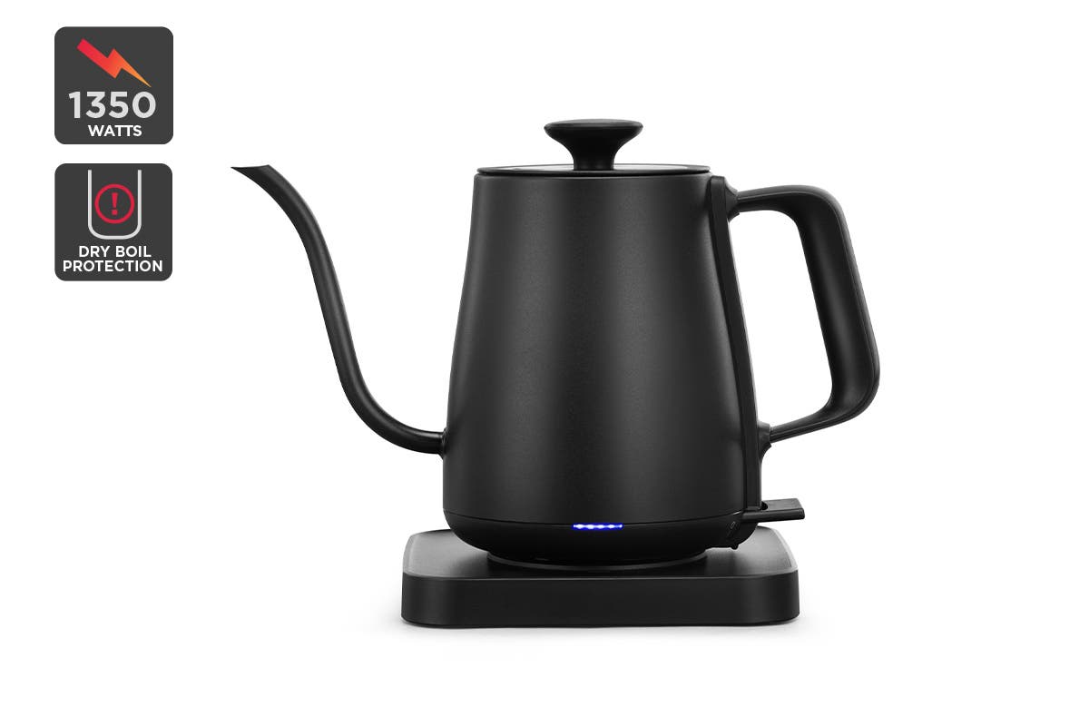 NNEKG Electric Gooseneck Kettle (Matte Black)