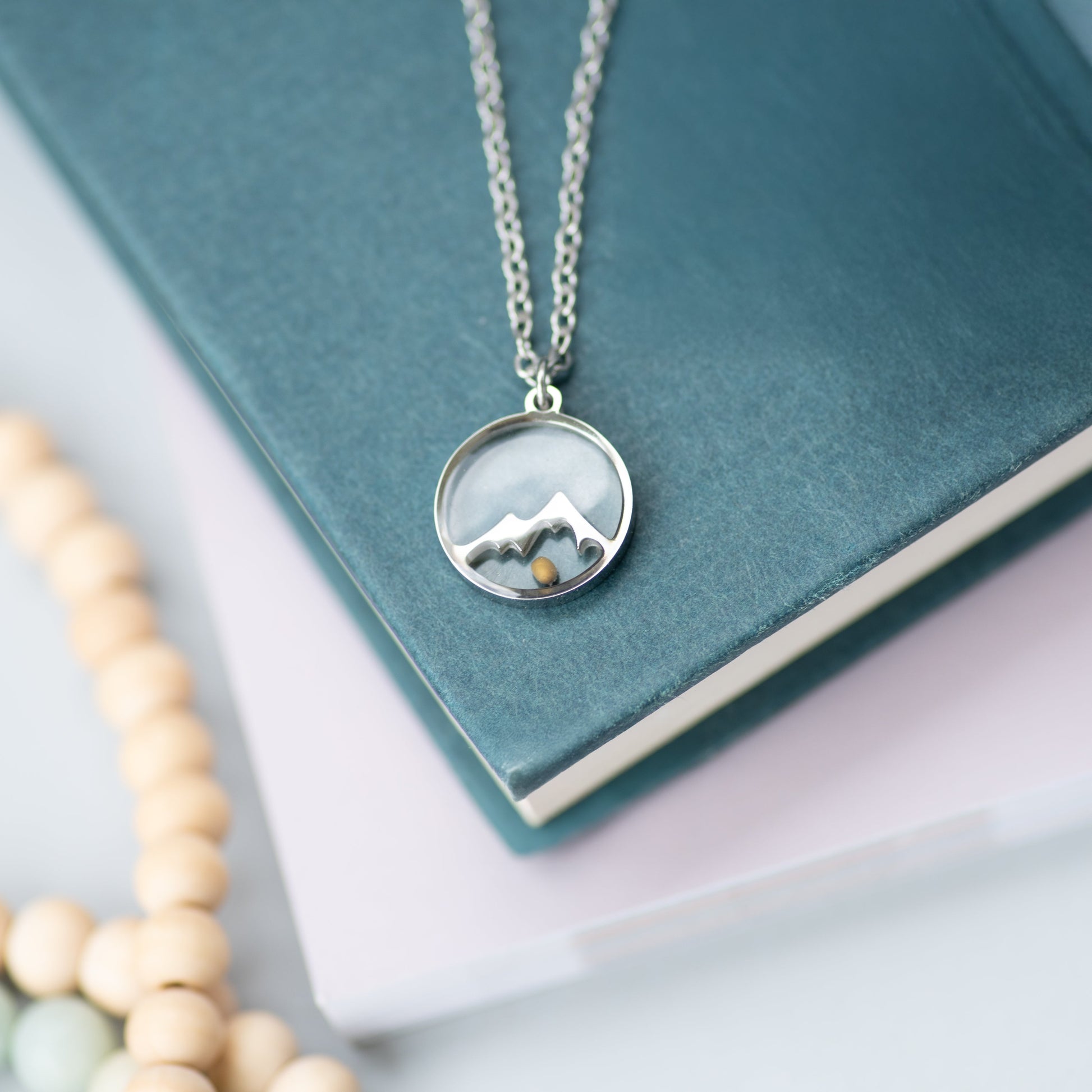 Mustard Seed Mountain Necklace
