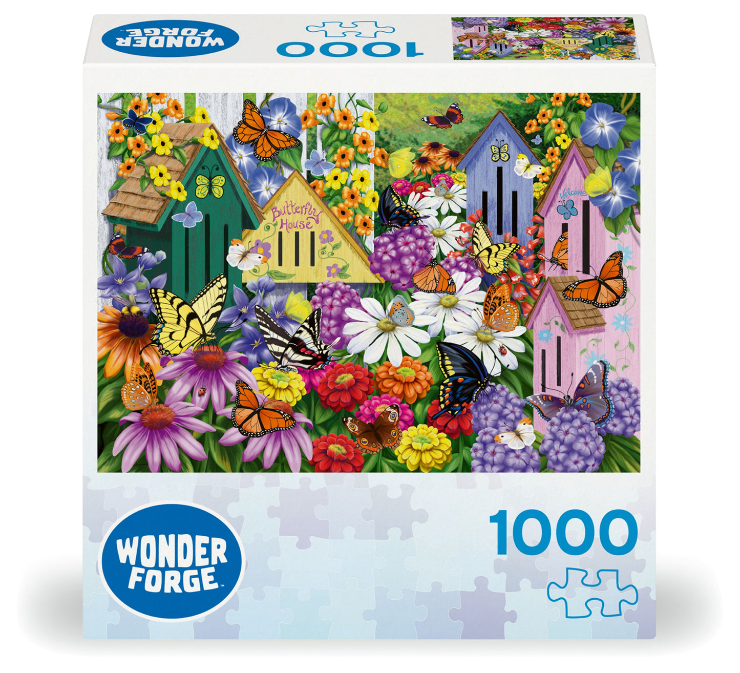Wonder Forge Puzzle Series - Garden Neighbors (2024), 1000 Piece Jigsaw Puzzle