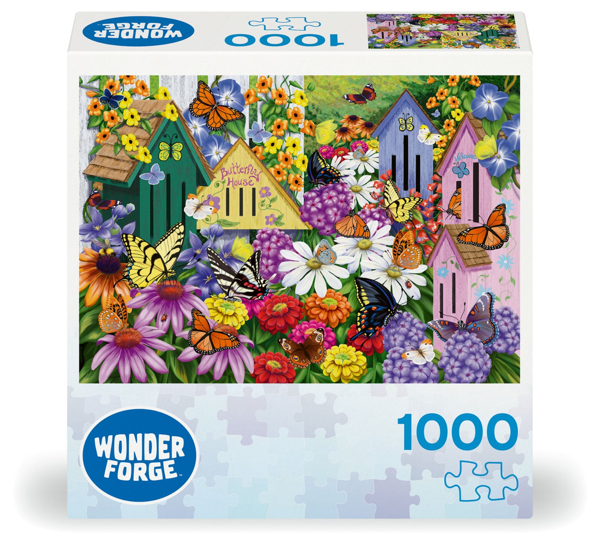 Wonder Forge Puzzle Series - Garden Neighbors (2024), 1000 Piece Jigsaw Puzzle