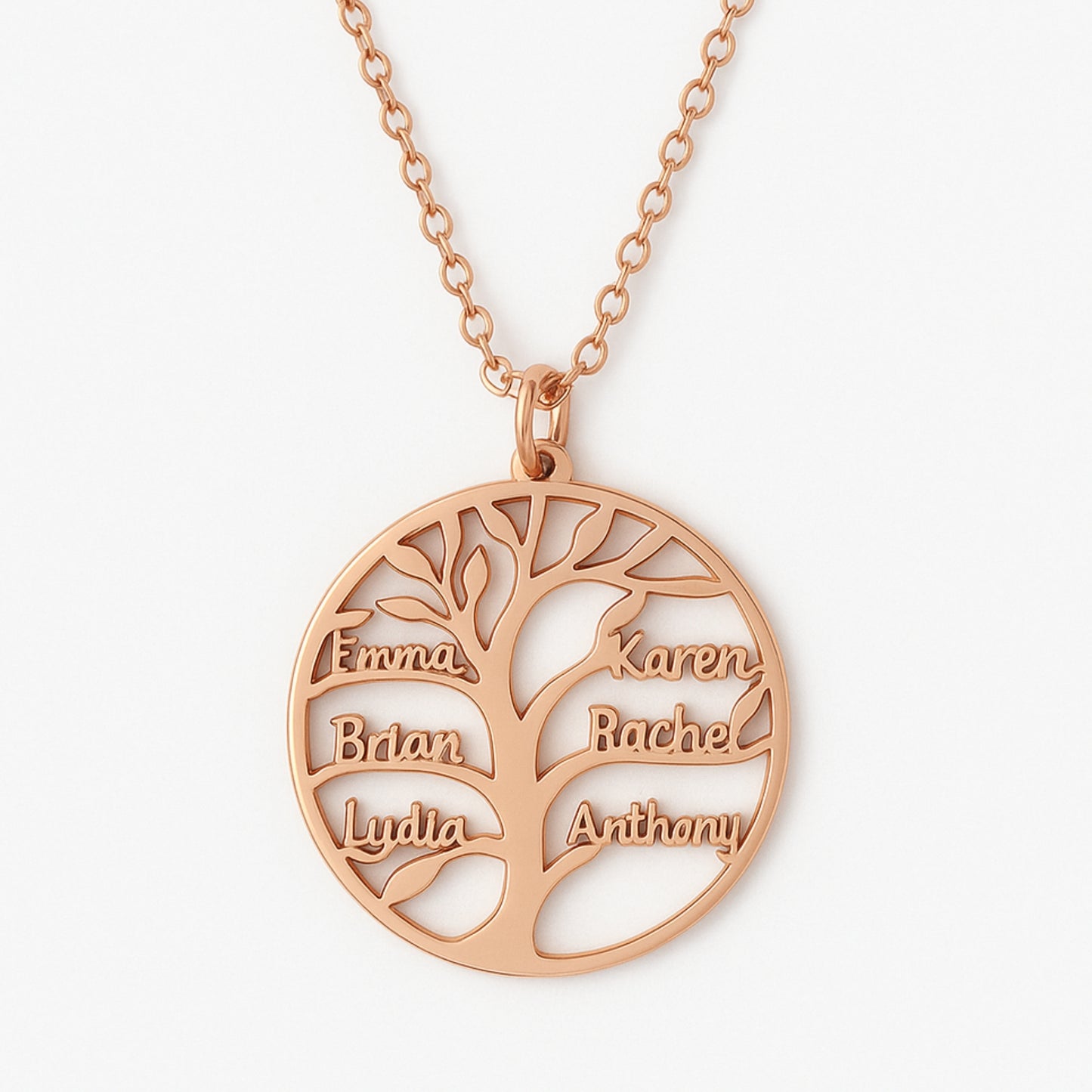 Family Tree Necklace – Personalized Generations Pendant (Copy) (Copy)