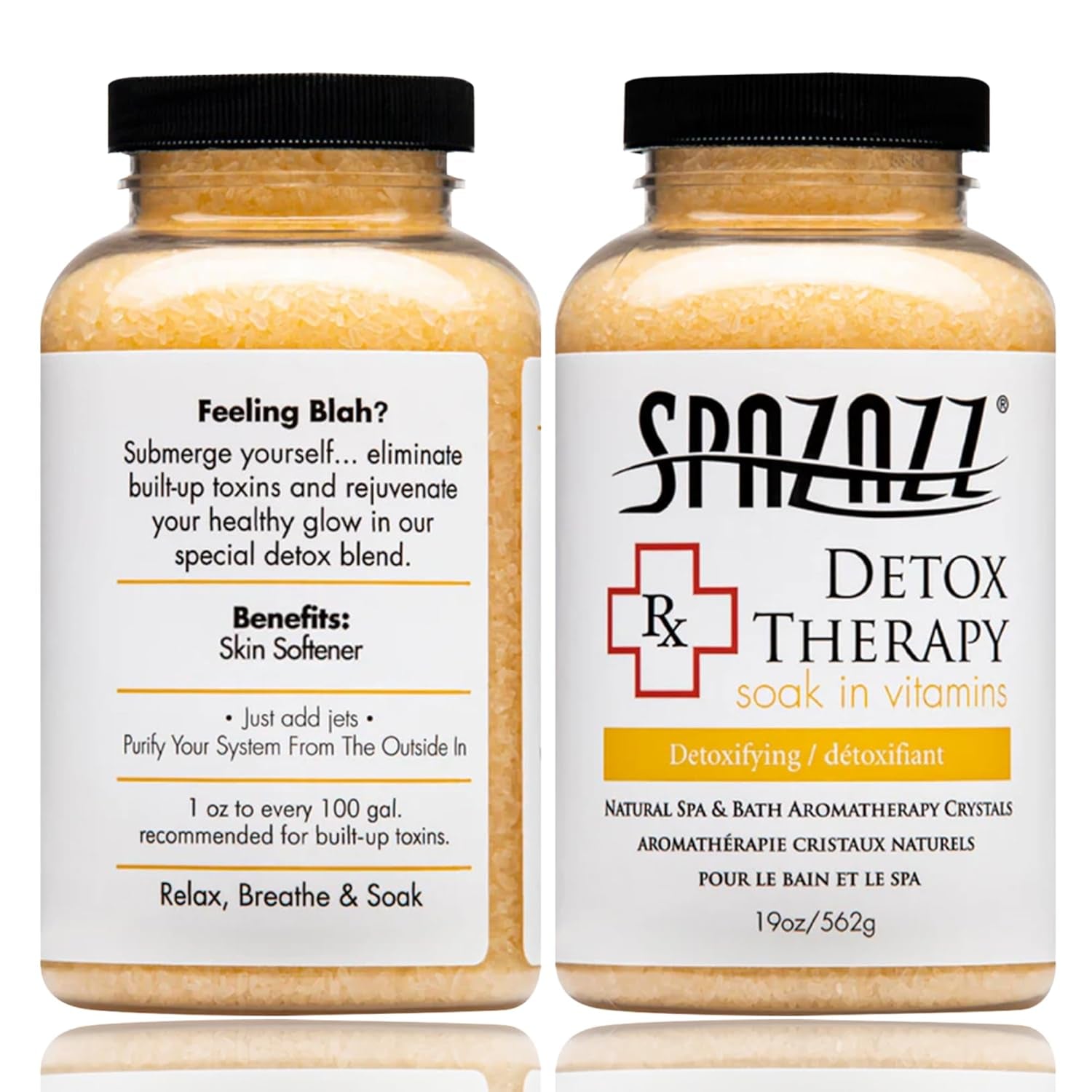 Aromatherapy Spa and Bath Crystals 2Pk - Detox/Stress Therapy